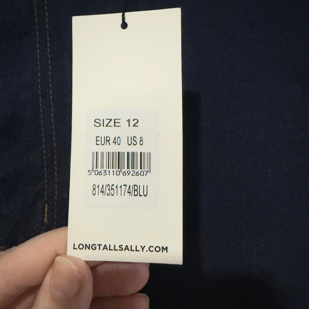 LTS Long Tall Sally Dark Wash Bootcut Jeans US 8 – Tall – NWT - Picture 4 of 6